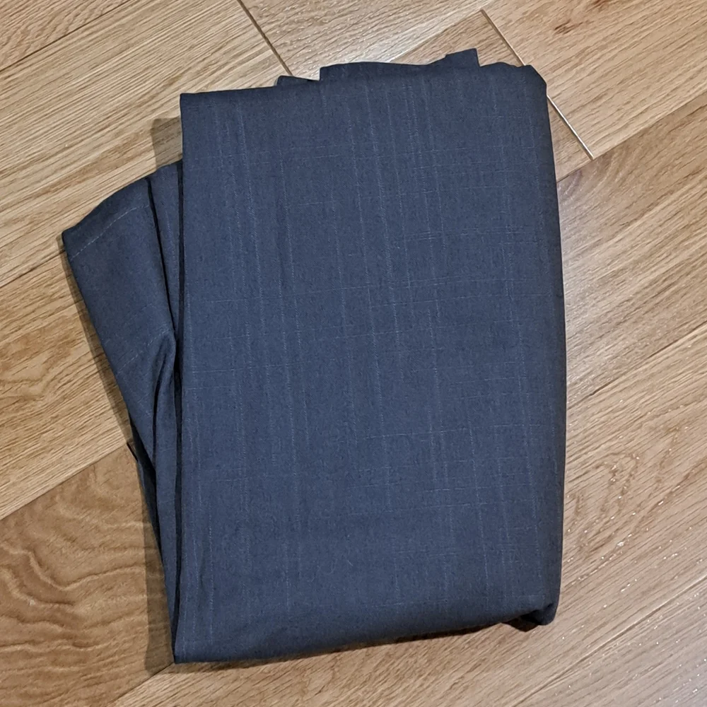 IKEA Ritva Curtain Panel (1) Gray 100% Cotton Dimming 56.5